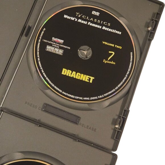 Tv Classics Dragnet The Worlds Most Famous Detectives 2 DVD Set 14 Episodes - Picture 8 of 10